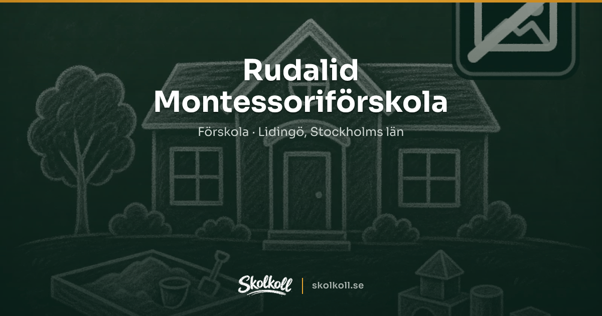 Rudalid Montessoriförskola i Lidingö, ELFVIKSVÄGEN 74
