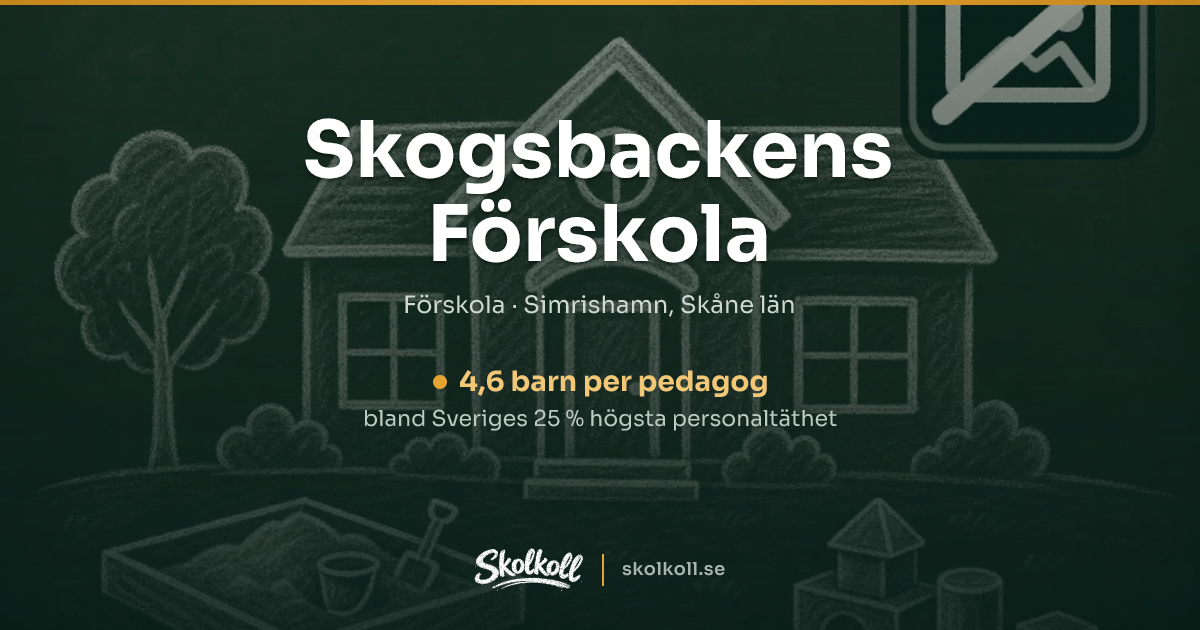 Skogsbackens Förskola — Förskola i Simrishamn, SKOLGATAN 2