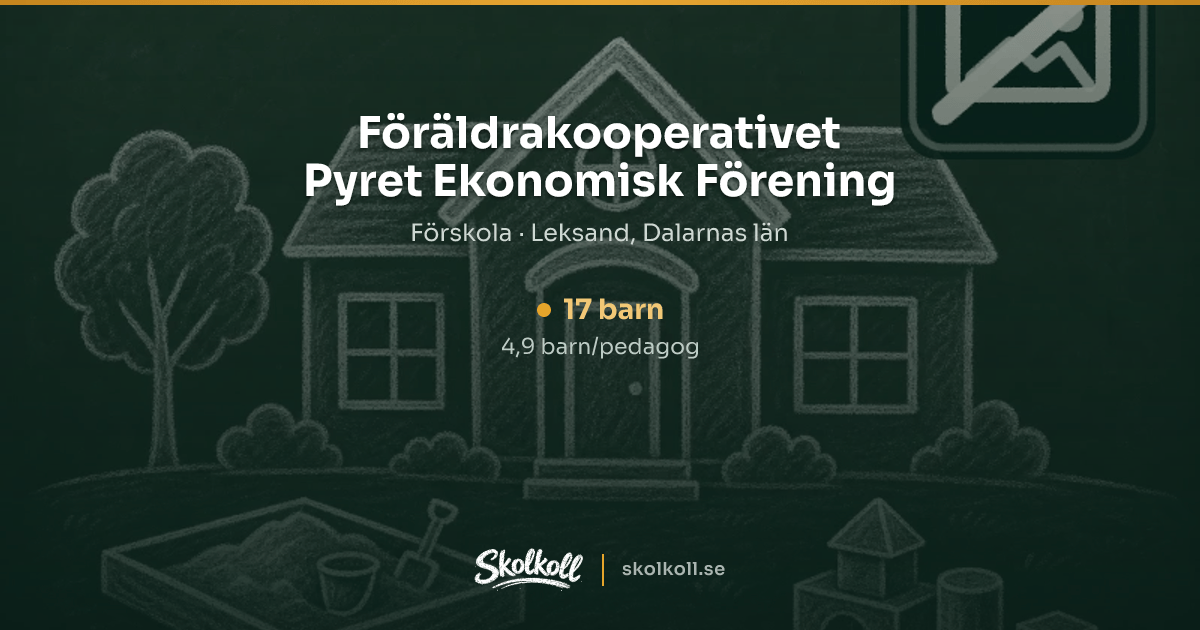 Föräldrakooperativet Pyret Ekonomisk Förening i Leksand