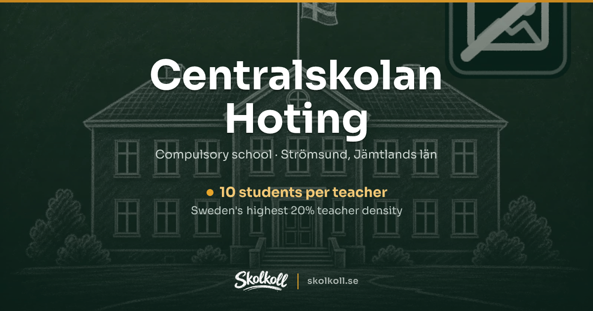 Centralskolan Hoting in Strömsund, Sweden – grade 193.8