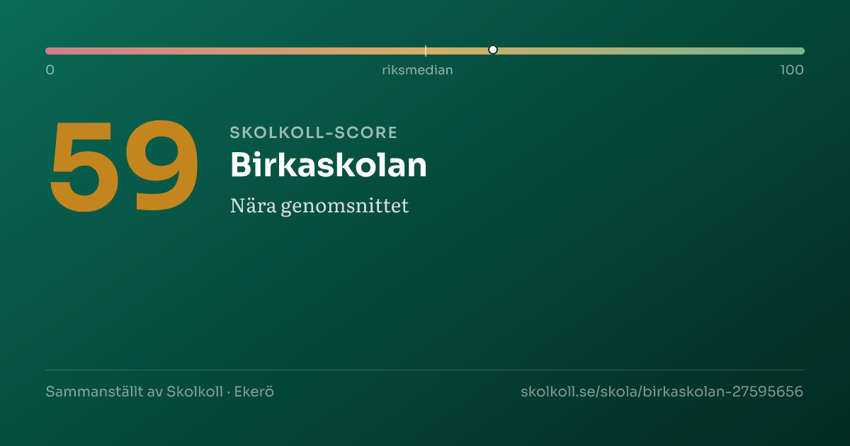 Skolkoll-score för Birkaskolan